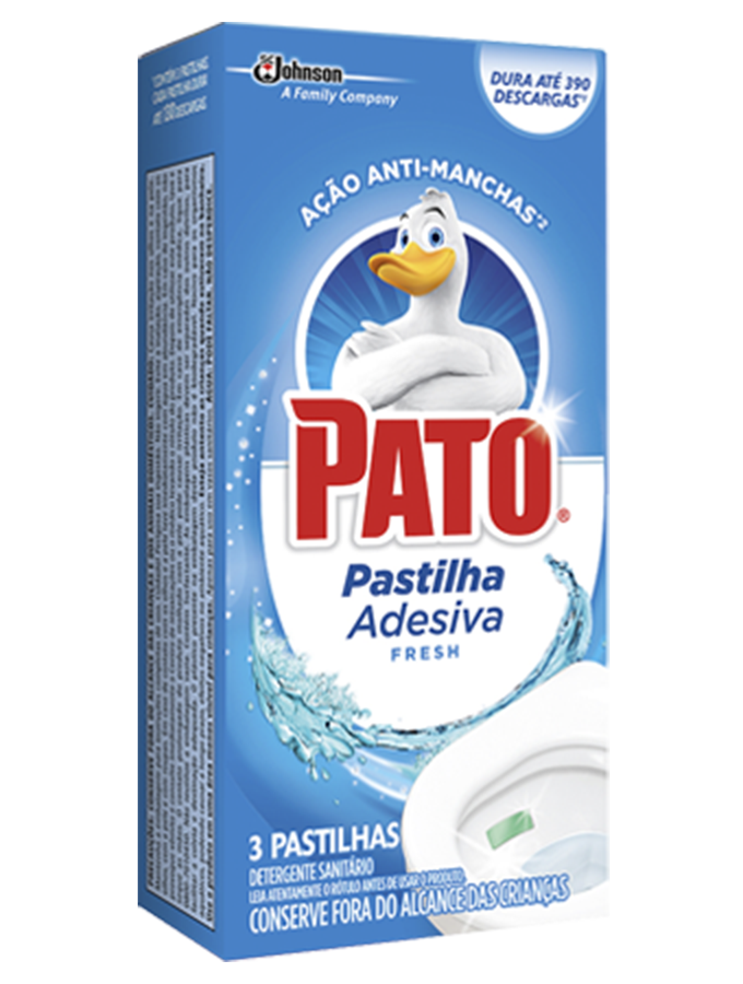 Pato Pastilha Adesiva Fresh 3 unidades